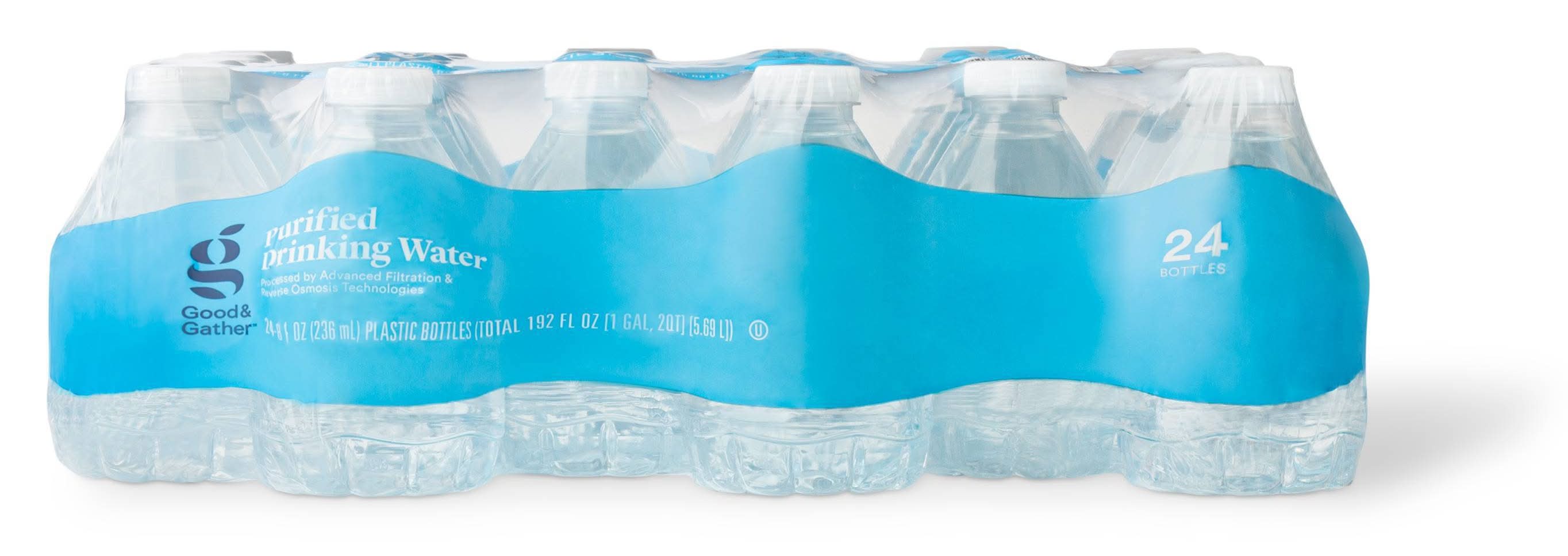 Good & Gather Purified Drinking Water (24 x 8 fl oz)