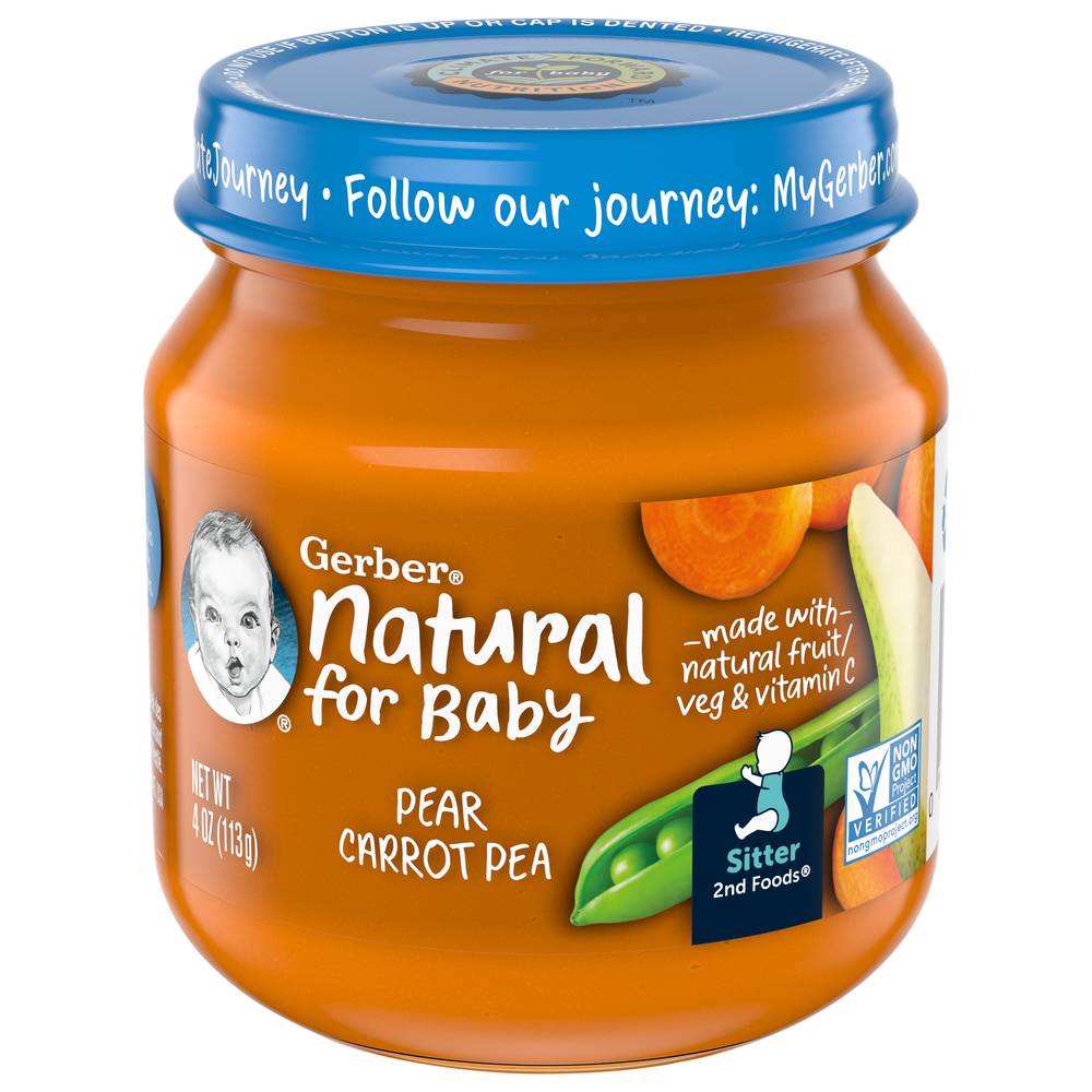 Gerber Pear Carrot Pea Baby Food