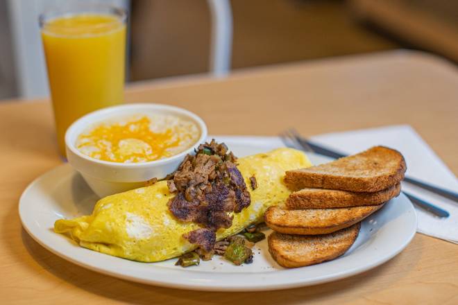 Philly Cheese Steak Omelet