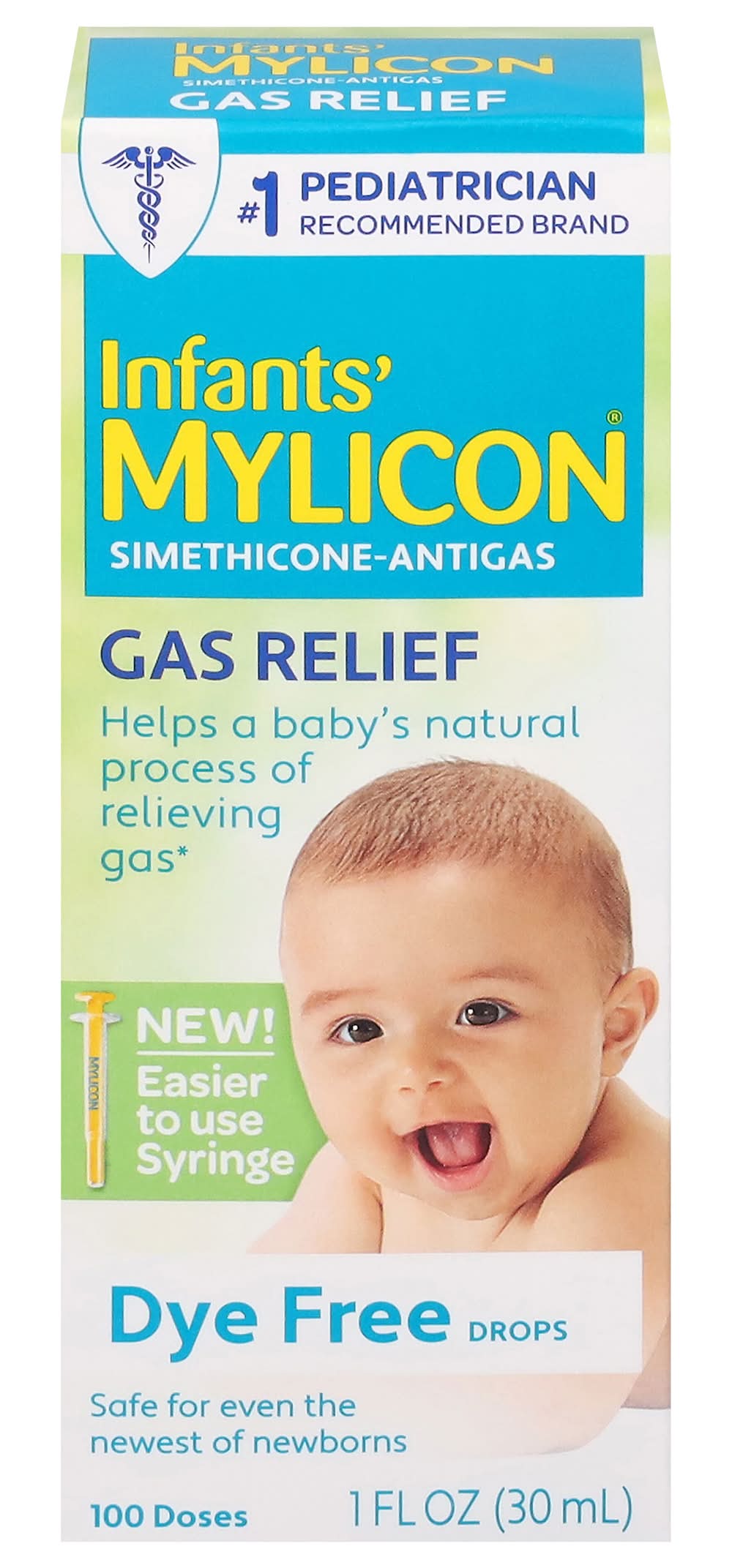 Infants' Mylicon Simethicone Gas Relief Dye Free Drops (1 fl oz)