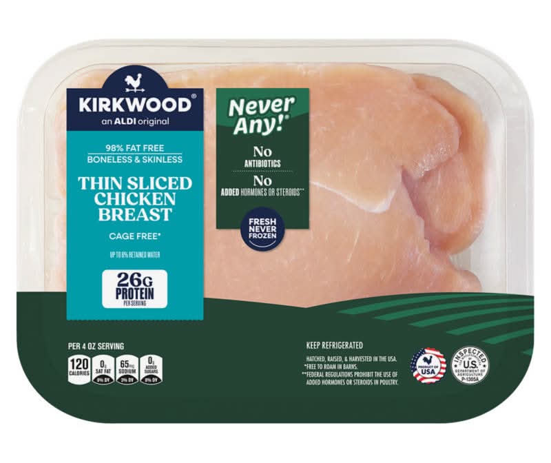 Never Any! Antibiotic Free Thin Sliced Chicken Breasts