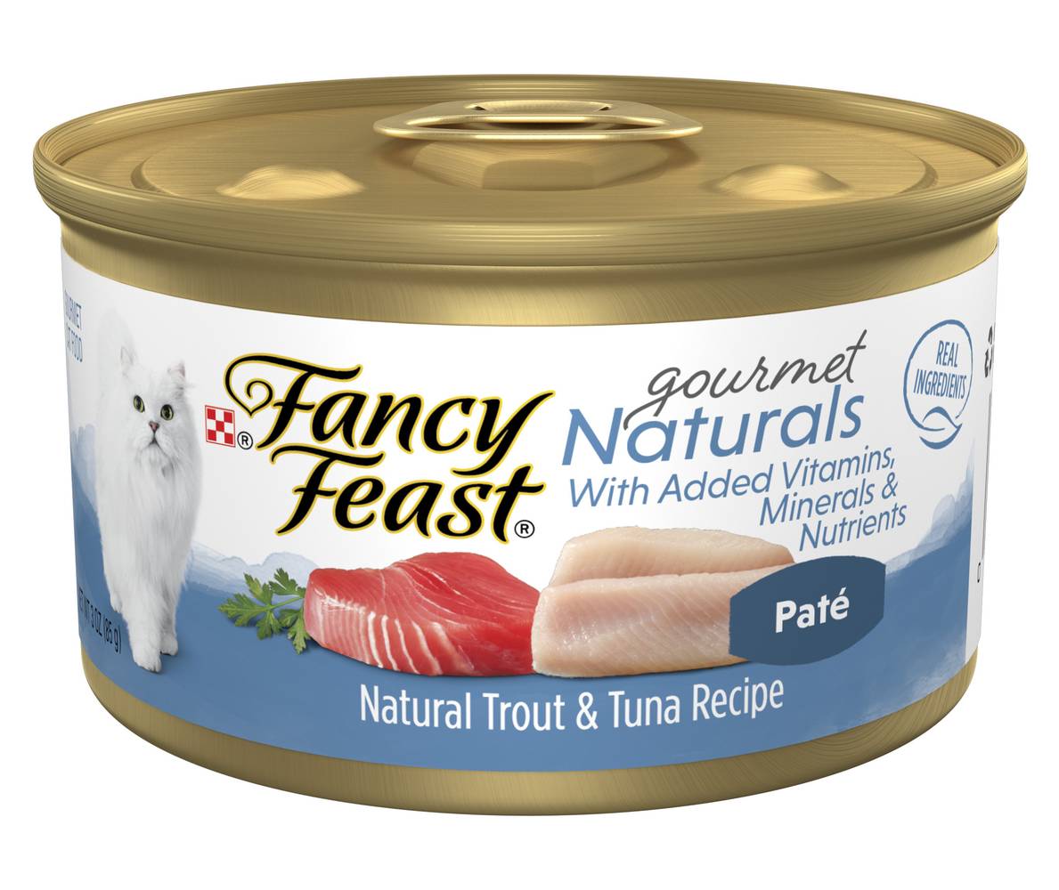 Fancy Feast Natural Trout & Tuna Pate Wet Cat Food