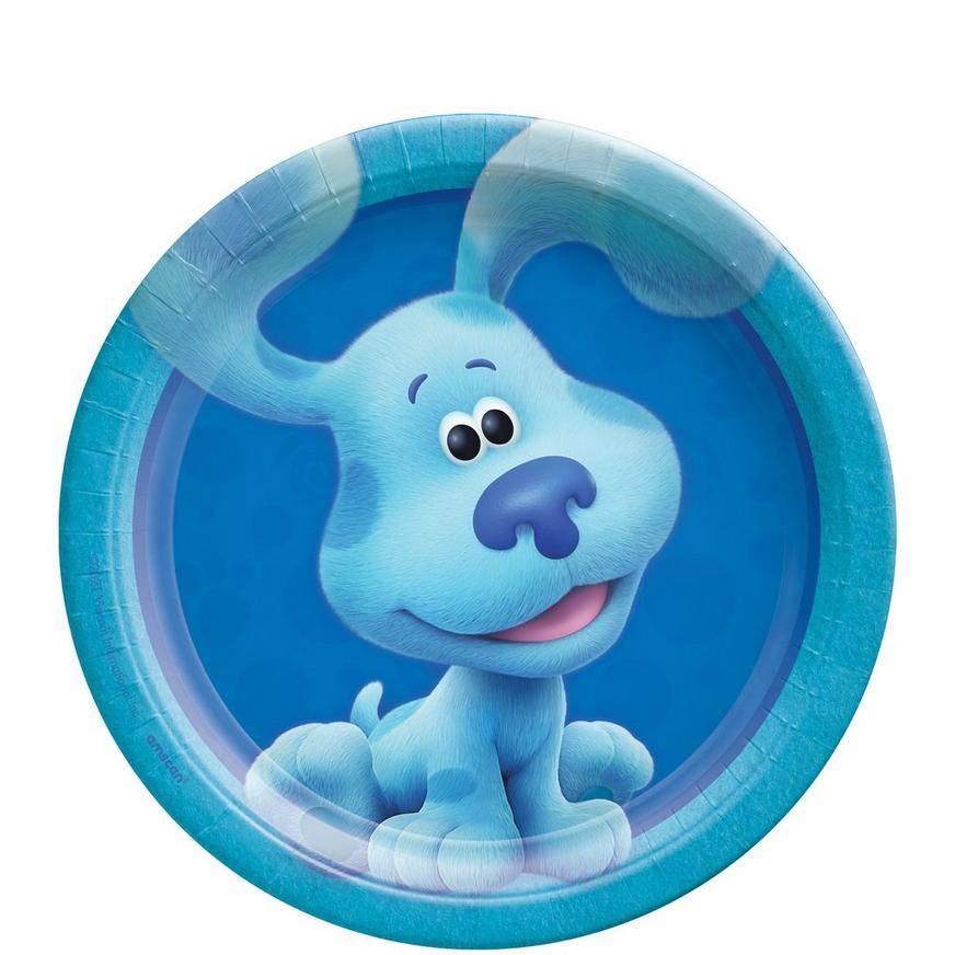Blue's Clues You! Blue Paper Dessert Plates, 7in, 8ct