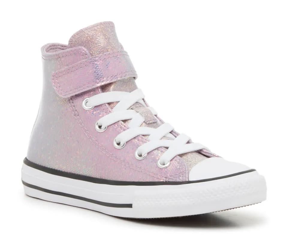 Converse Chuck Taylor All Star 1V Disco High-Top Sneaker - Kids' (Purple Iridescent Medium - 12 Youth)