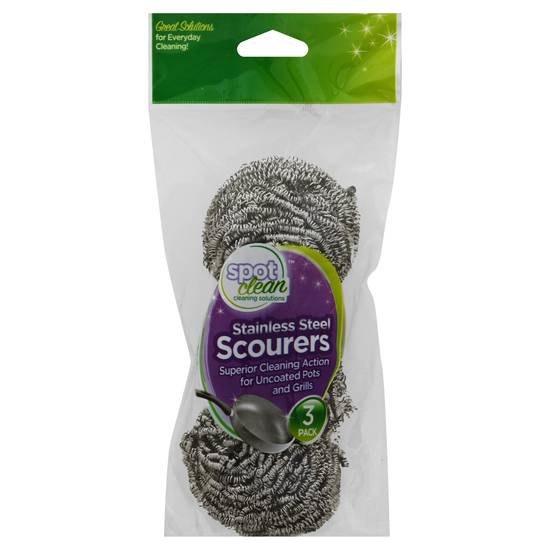 Brite Concepts Stainless Steel Scourers (3 ct)