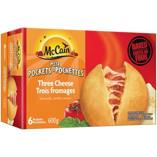 Mccain Three Cheese Classic Pizza Pockets (6 ct)