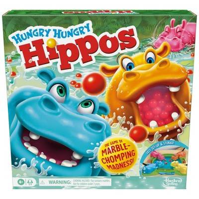 Hasbro Gaming Hungry Hungry Hippos Refresh Board Game