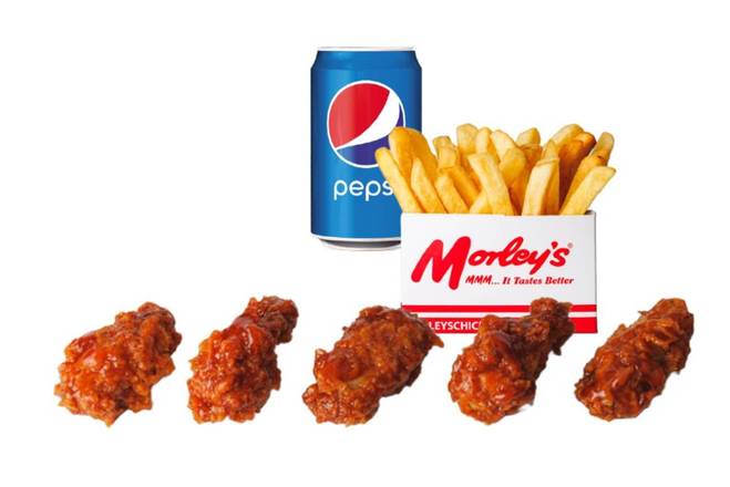 5 BBQ Wings Meal 