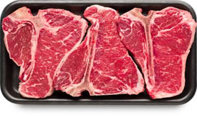 Beef Loin T-Bone Steak Value Pack - 4 Lb