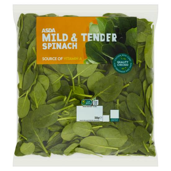 ASDA Mild & Tender Spinach