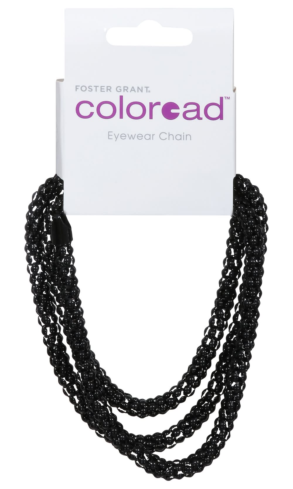 Foster Grant Coloread Mesh Eyewear Chain, Black