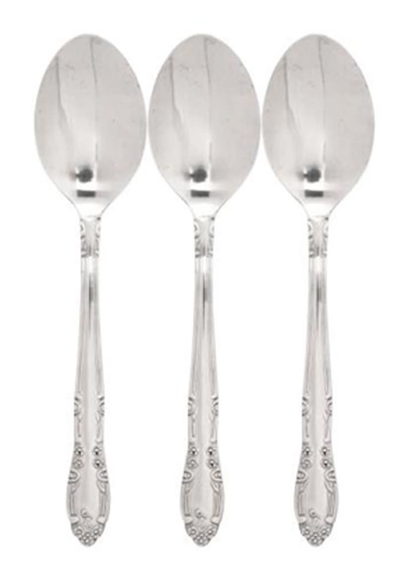 TrueLiving Stainless Steel Dinner Spoons (3 ct)