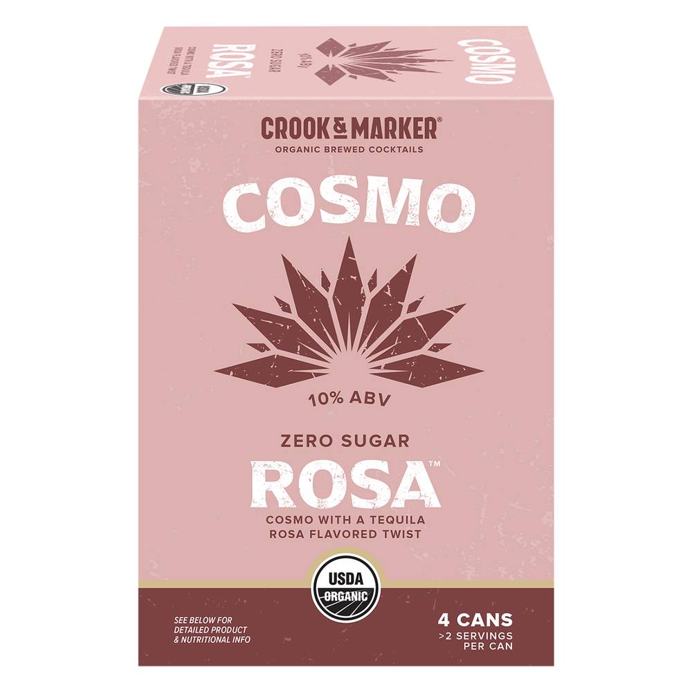 Crook & Marker And Marker Cosmo Rosa (4 x 11.5 fl oz)