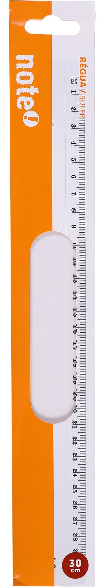 Régua 30cm Cristal Note!