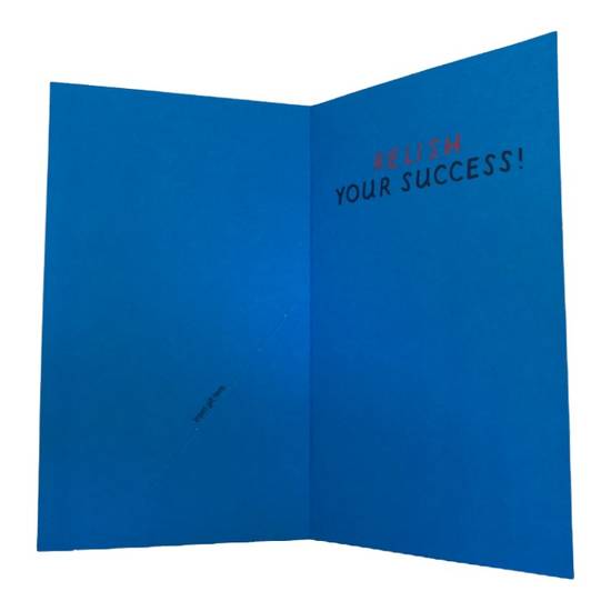 Papyrus "Relish Your Success!" Congratulations Card (1 unit)