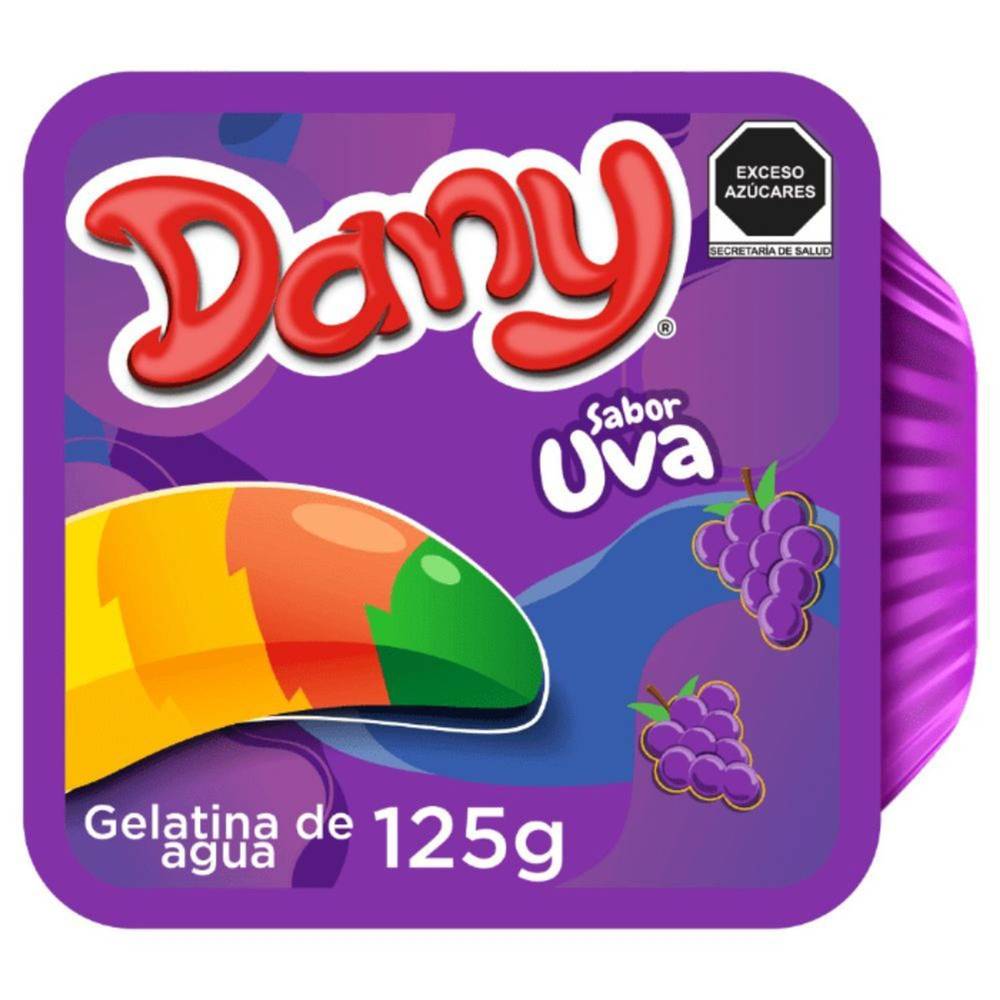 Dany gelatina de agua sabor uva (vaso 125 g)