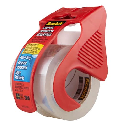 Scotch Heavy Duty Shipping Packaging Tape Roll