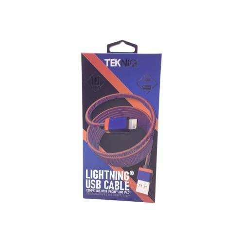 Tekniq Tq1022 2tone Iphone Cable Fabric (10 foot)