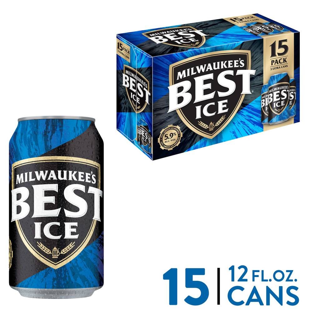 Milwaukee's Best Ice American Lager Beer (12 fl oz)