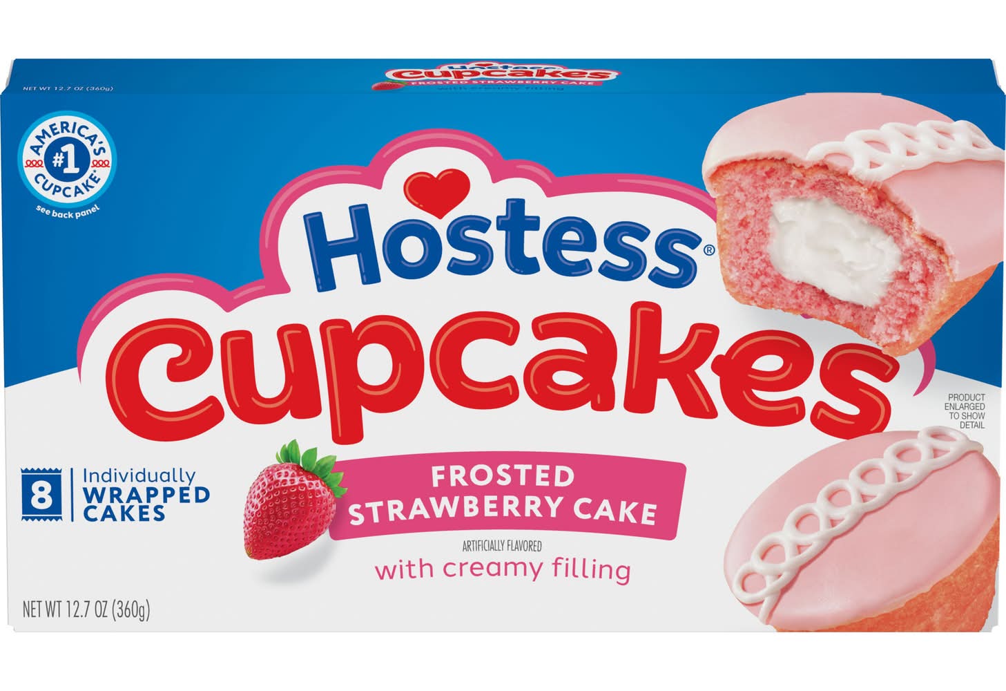 Hostess Cup Cakes, Strawberry (12.7 oz, 8 ct)