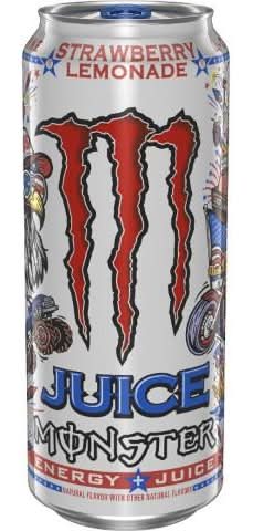 Monster Energy Energy Juice Strawberry Lemonade 16oz