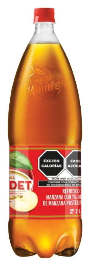 Sidral Mundet · Refresco con 1% de jugo, manzana (2 L)