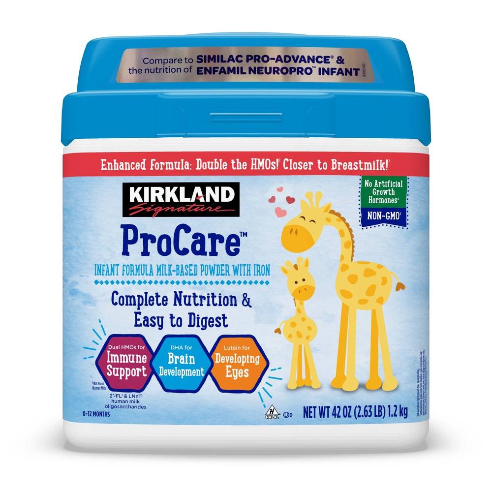 Kirkland Signature Procare Infant Formula Dual Hmo, Non-Gmo (42 oz)