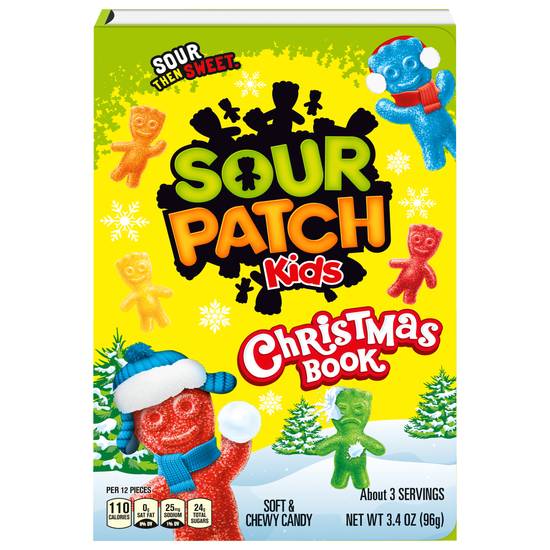 Order Sour Patch Kids Soft & Chewy Candy, Christmas Storybook - Stocking Stuffer, 3.4 oz food online from Rite Aid store, Costa Mesa on bringmethat.com