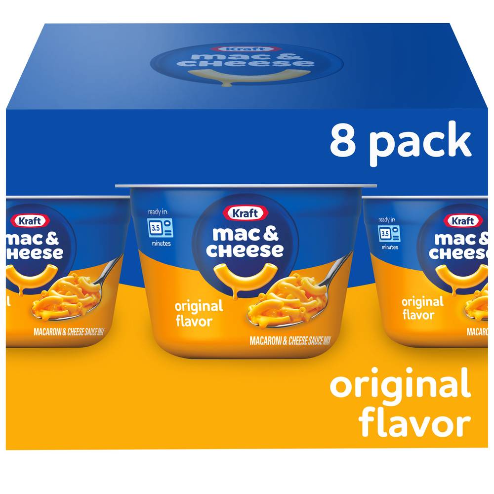 Kraft Original Flavor Macaroni & Cheese (16.39 oz, 8 ct)