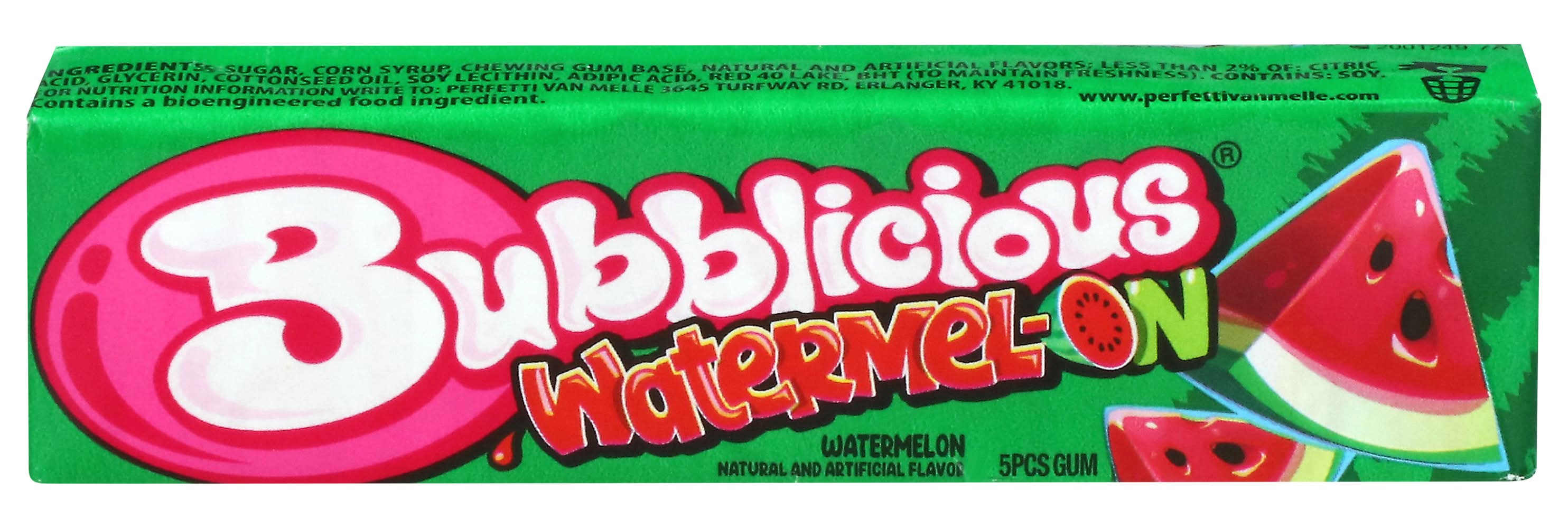 Bubblicious Chewing Gums, Watermelon (5 ct)