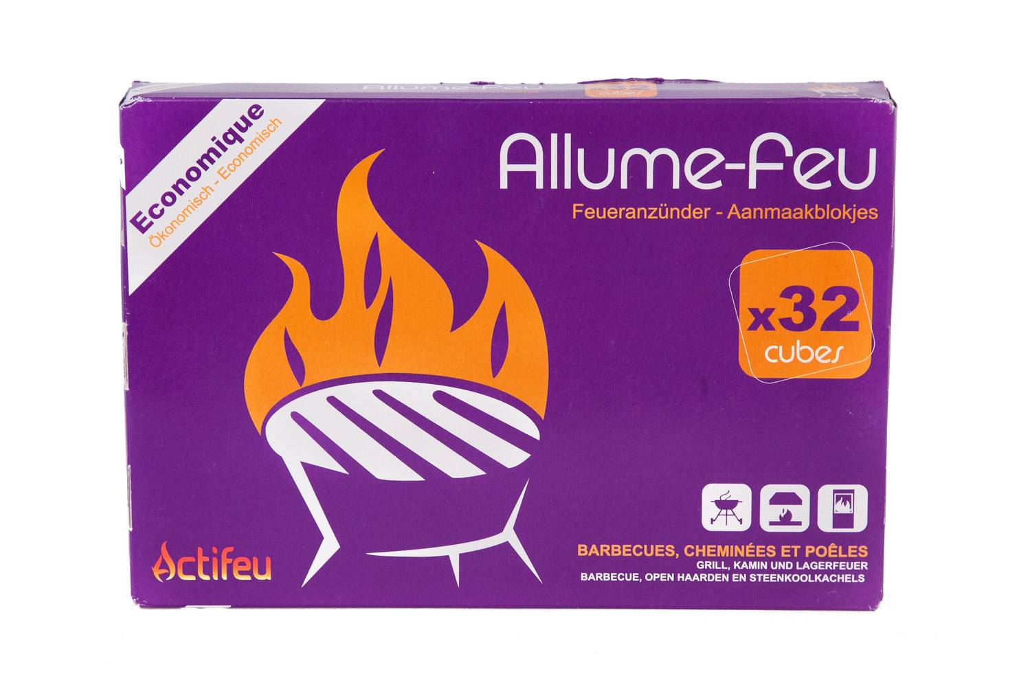 Actifeu - Allume-feu en cubes