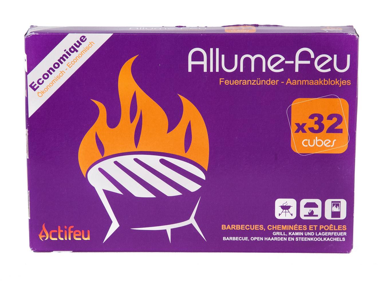 Actifeu - Allume-feu en cubes