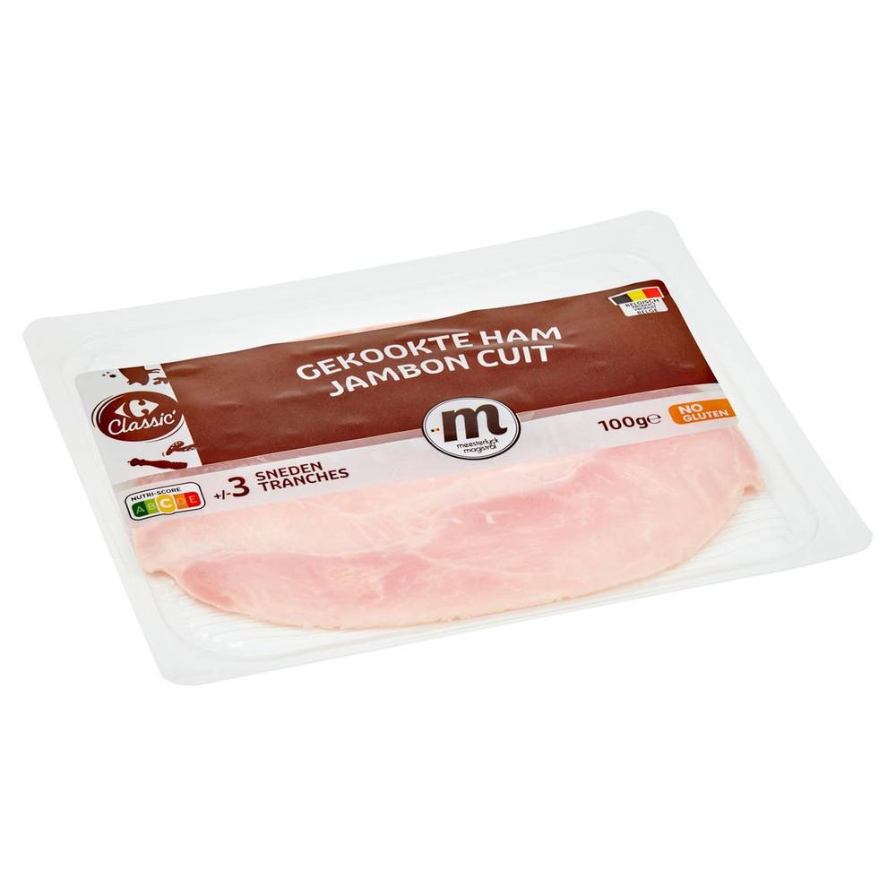 Carrefour Classic'' Jambon Cuit 100 g