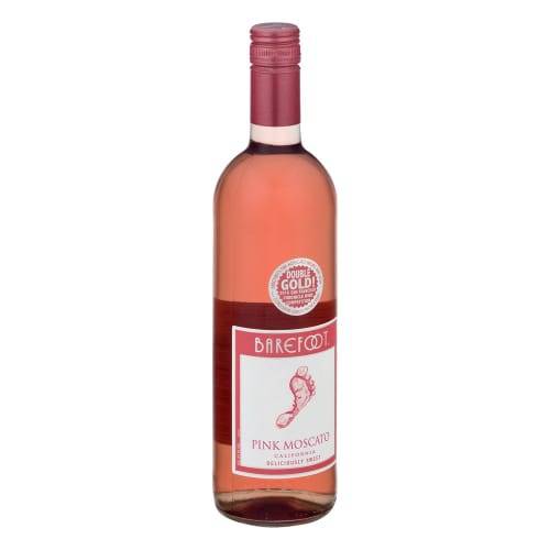 Barefoot Pink Moscato Wine (750 ml)