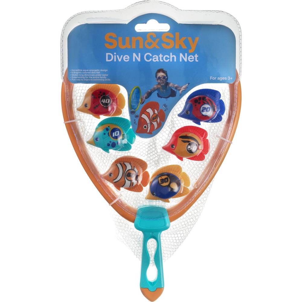 Sun & Sky Dive and Catch Fish Net, Assorted Styles