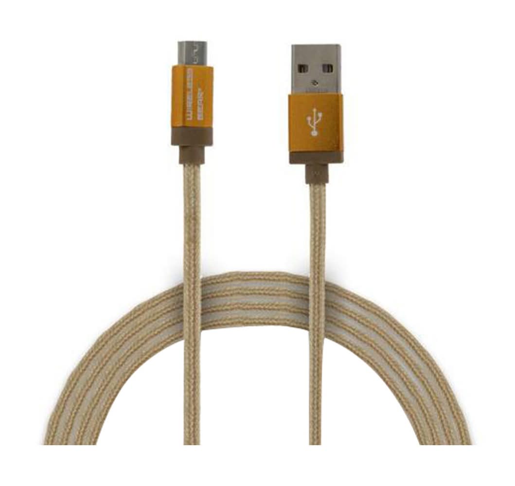 Wireless Gear Micro Usb Cable, 6 ft, Gold