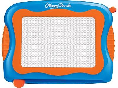 Cra-Z-Art Mini Magna Doodle Magnetic Drawing Toy, Blue/Orange (14539)