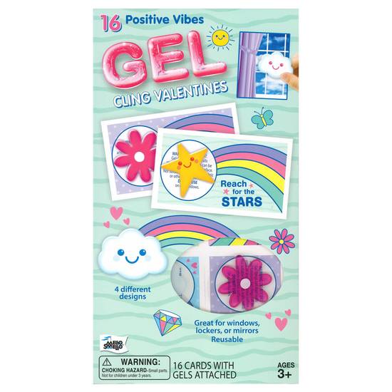 Order Mello Smello Positive Vibes Gel Valentine Card Kit food online from CVS store, JUPITER on bringmethat.com