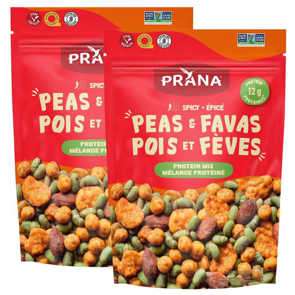 Prana Spicy Peas And Favas Snack, 1 Kg