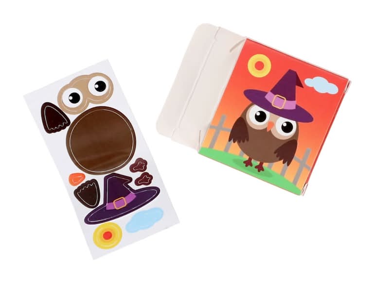 Seasonal Collection Halloween Sticker Boxes, Assorted Designs, 24-pc Pack.