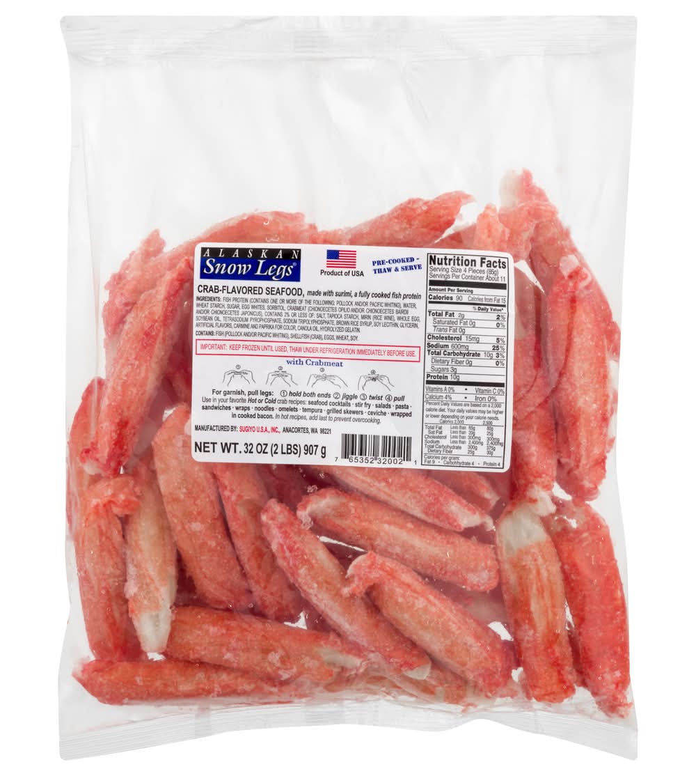 Alaskan Snow Legs Crab Flavored Surimi (32 oz)