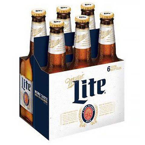 Miller Lite 6 Pack 12oz Bottle