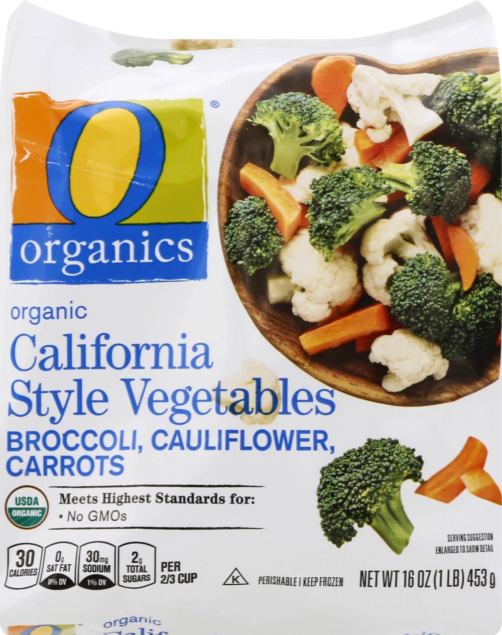 O Organics Frozen Organic California Style Vegetables