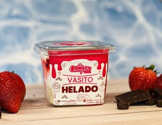 Vasito Helado Chocofresa