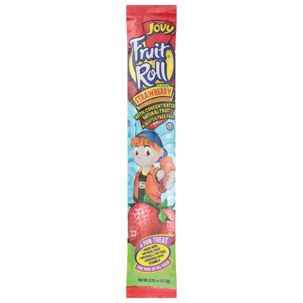 Jovy Strawberry Flavor Fruit Roll (0.75 oz)