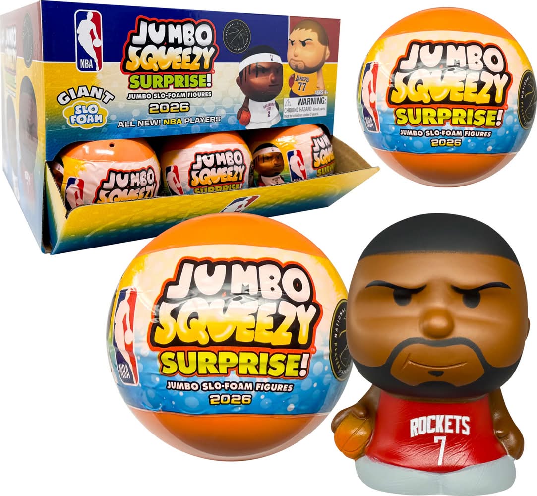 Party Animal NBA Jumbo SqueezyMates Surprise Capsules