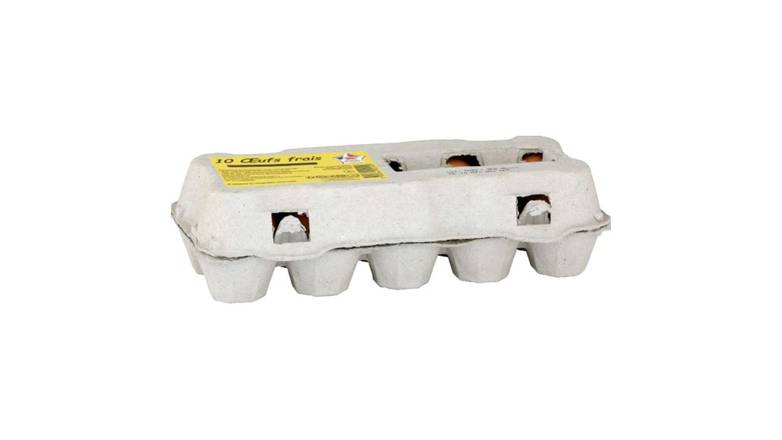 Autre Marque Oeufs frais  moyen/gros La boite de 10