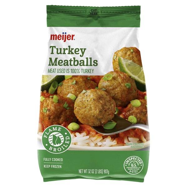 Meijer Flame Broiled Turkey Meatballs