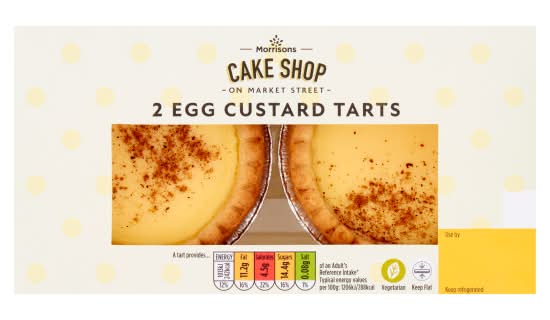 Morrisons Cake Shop on Market Streetegg Custard Tarts (2 pack)