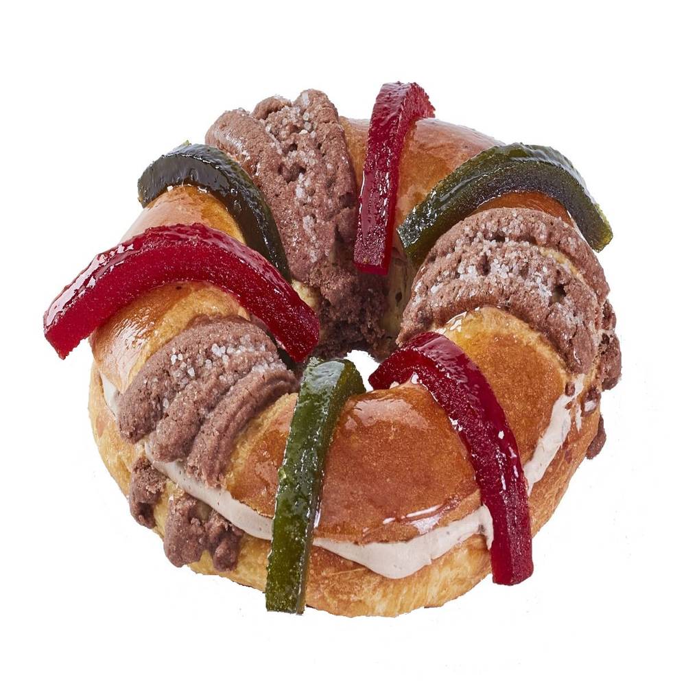 Mini rosca de reyes relleno chocolate